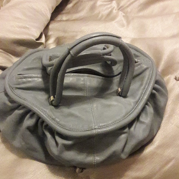 Blue leather bag - Picture 7 of 7